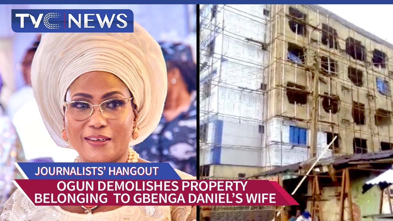 Abiodun, Daniel Trade Words As Ogun Govt Demolishes Ex-Governor Wife's Five-Storey Building