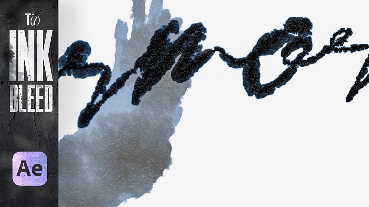 Раскройте секрет ультрареалистичных кровоточащих чернил! || Advanced After Effects