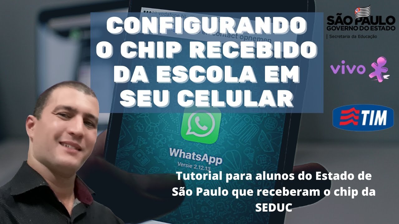 Chips para alunos da rede estadual de São Paulo