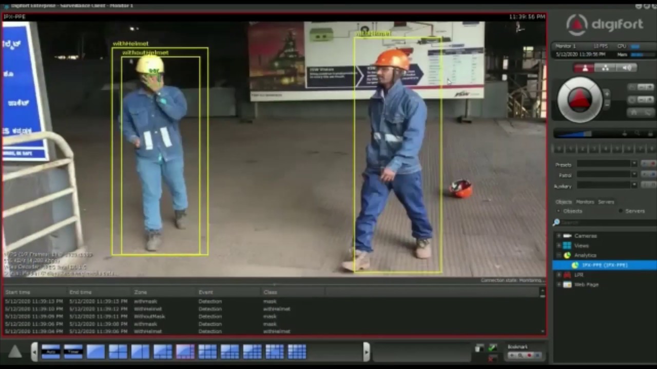 Digifort IPXAnalytics - PPE Detection