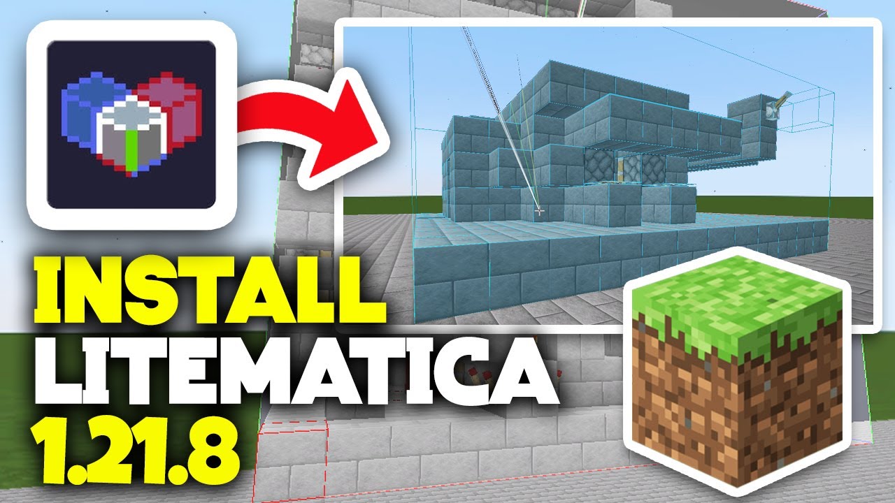 How To Download & Install Litematica 1.21.8 - Schematica Mod for Minecraft