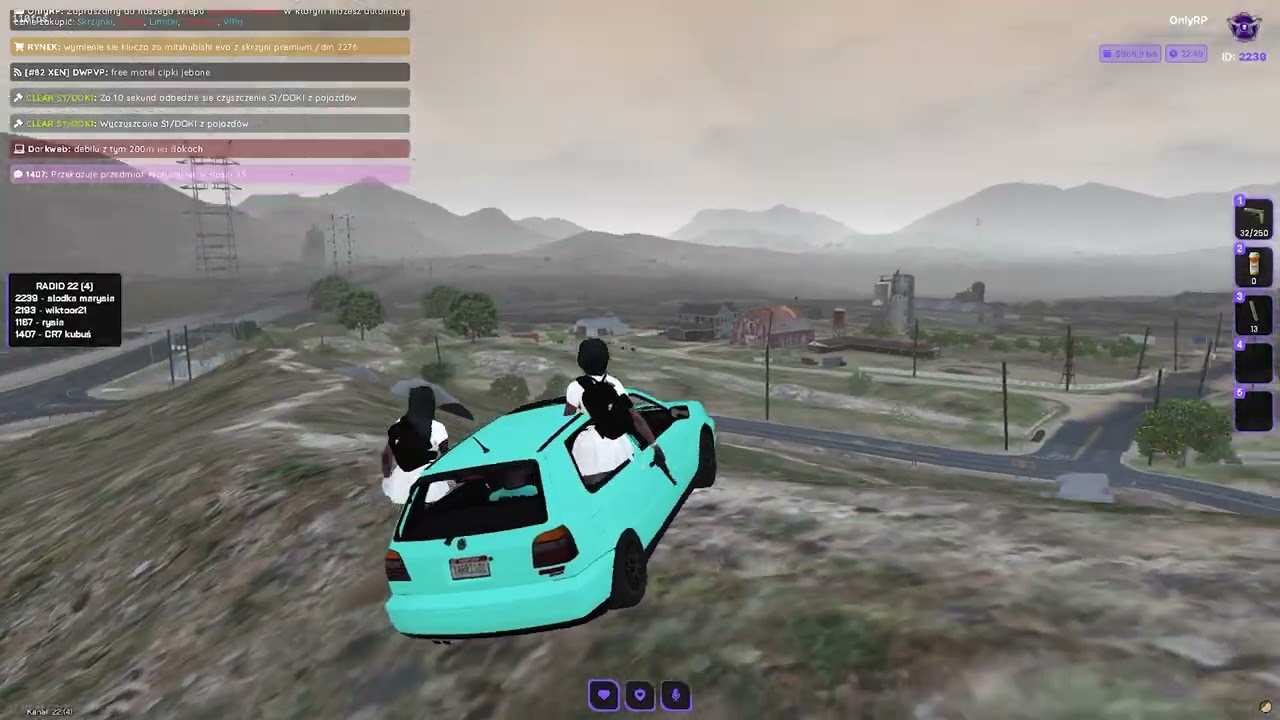 zadyma na serwisie only rp