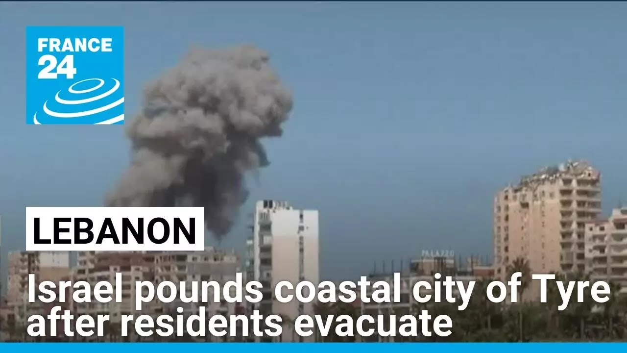 Israeli strikes pound Lebanese coastal city after residents evacuate &bull; FRANCE 24 English