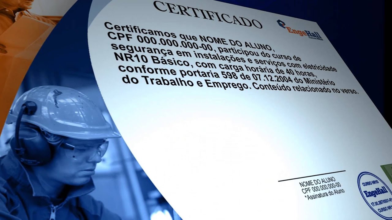 Curso NR-10 online - Engehall
