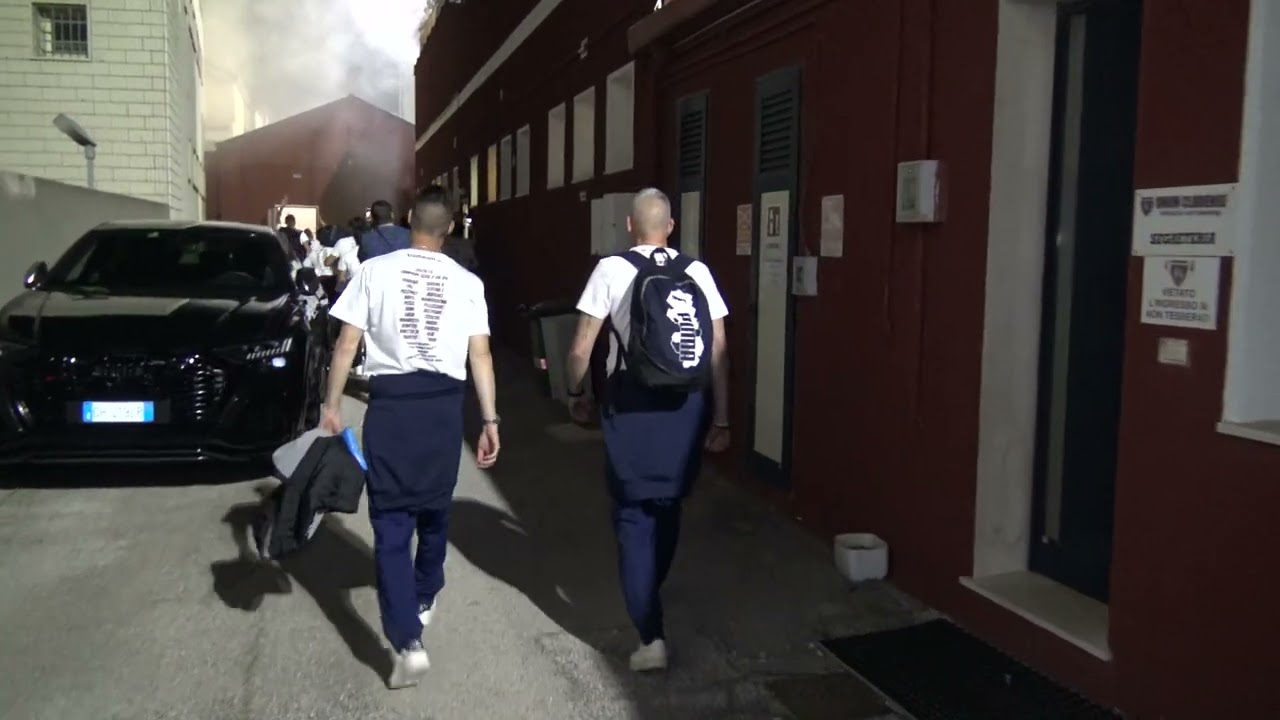 UNION CLODIENSE IN SERIE C: ARRIVO DELLA SQUADRA AL BALLARIN DOPO LA VITTORIA A FELTRE a)