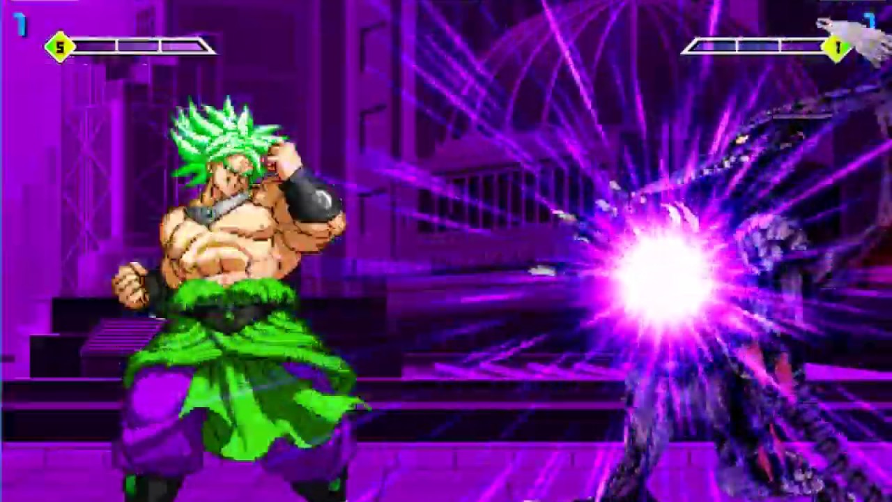 MUGEN1.1 CVS3/POTS/Infinite Fight: Broly VS Ridley