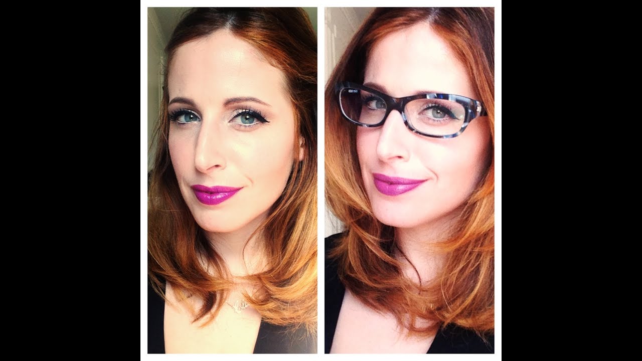 Tutorial Trucco Radiant Orchid e Occhiali