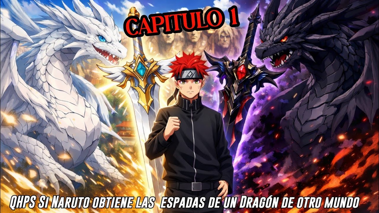QHPS Si Naruto Obtiene las Espadas de un Dragón de otro mundo Antes de los Exámenes Chunin:// Cap 1