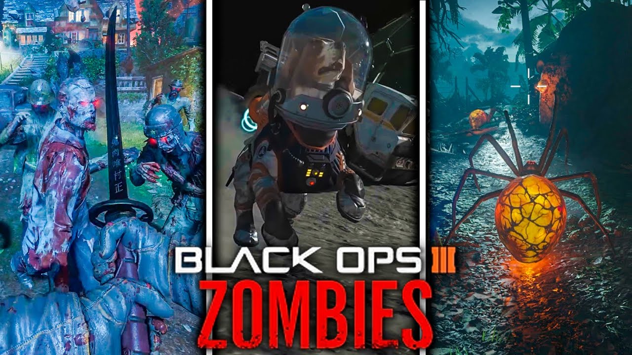 Os 5 MELHORES SIDE EASTER EGGS do BO3 ZOMBIES