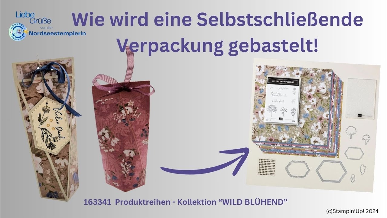 Selbstschließende Verpackung – Handcreme, Weihnachten und viele andere Anlässe - Stampin'Up!