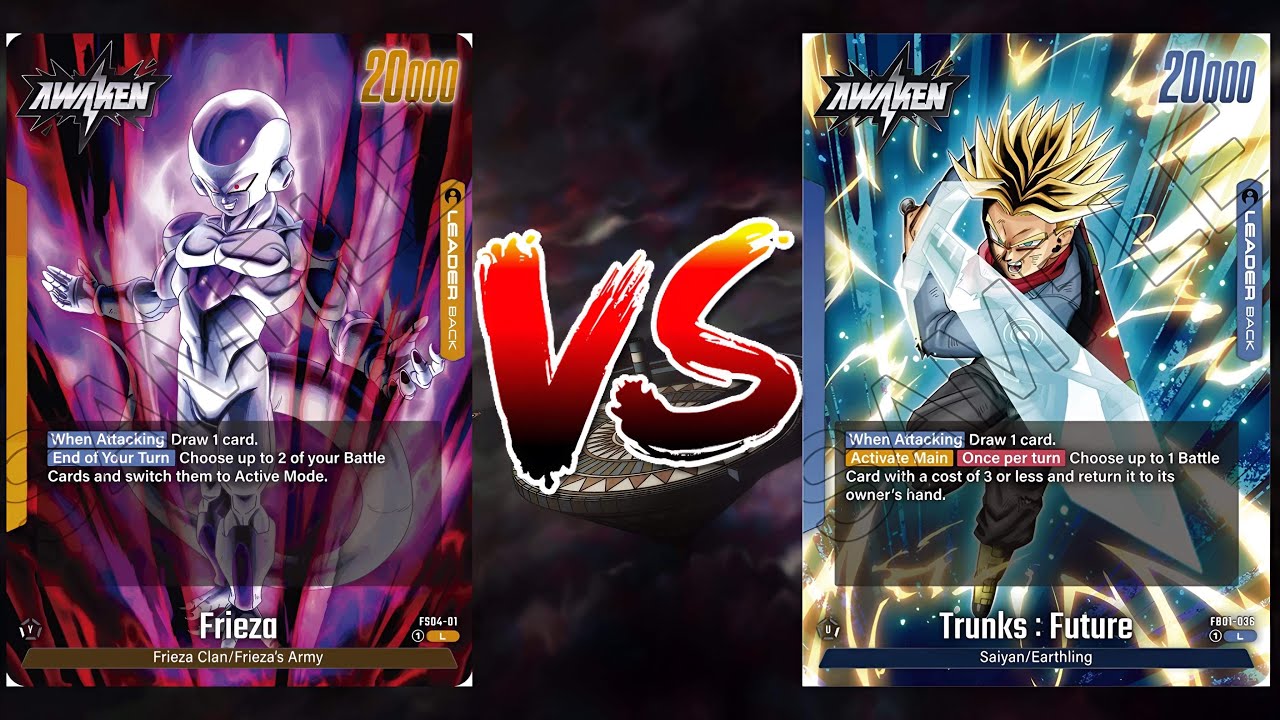DBS Fusion World | Trunks vs Frieza Tournament Gameplay
