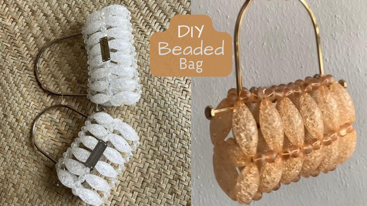 DIY CANDY BEADED BAG // HOW TO MAKE A BEADED BAG // BEGINNER FRIENDLY // BEADED DIY