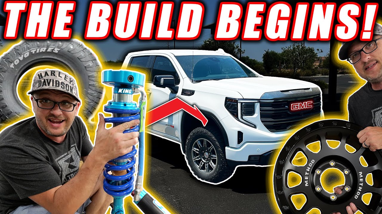 GMC Sierra AT4 Duramax Lift! But Do 35s Fit Stock?