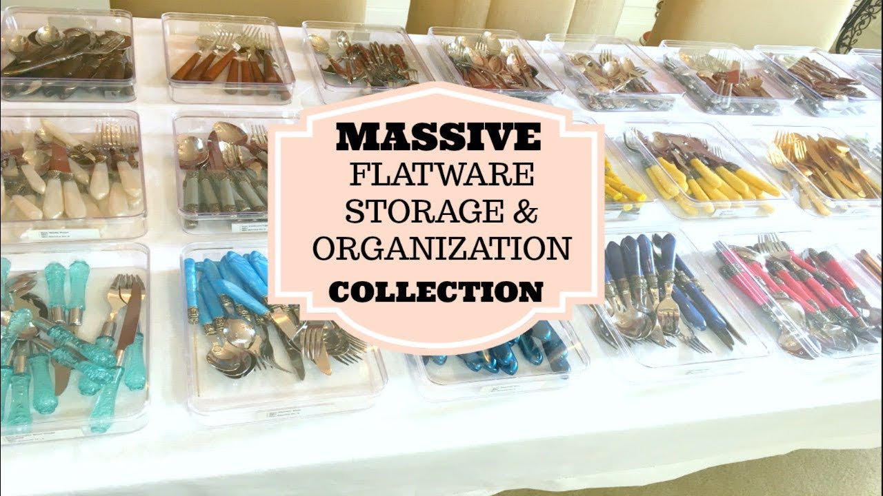 ORGANIZED KITCHEN TOUR: How to organize and store massive flatware collection