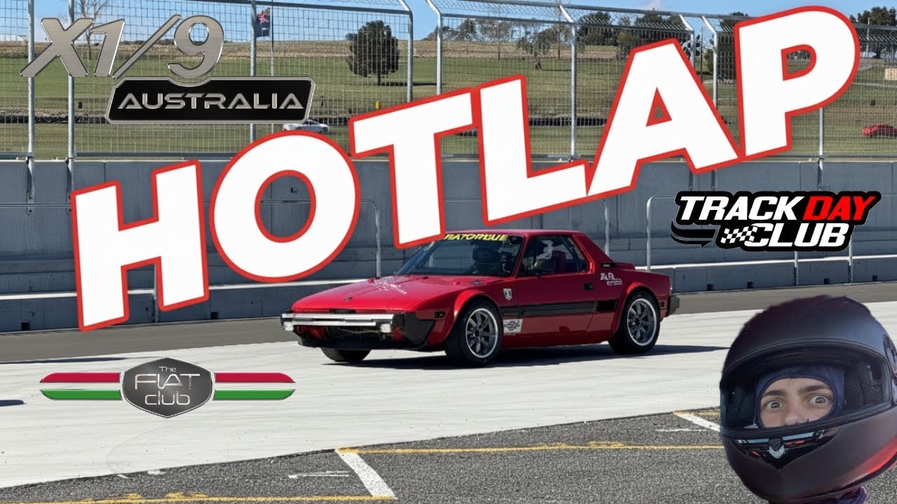 What a Hot Lap in the Fiat X1/9 Looks Like