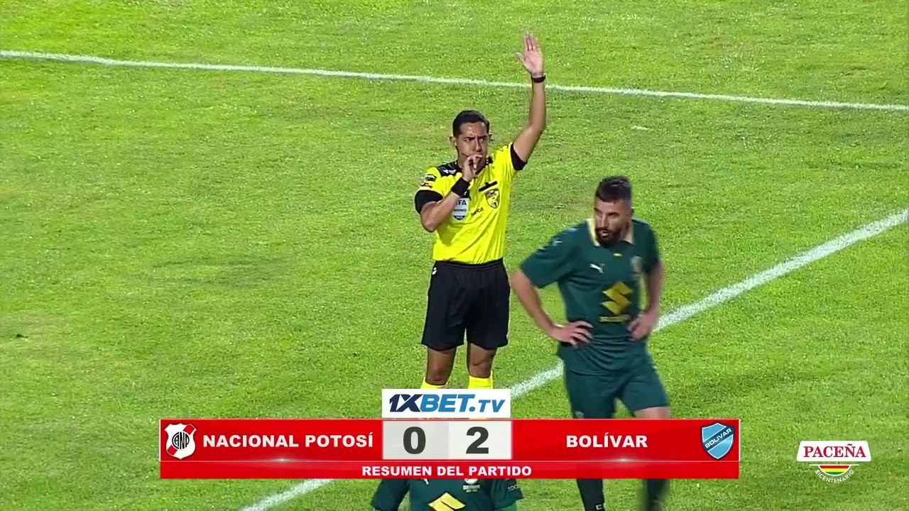 Nacional Potosi 0 - 2 Bolivar, Final Ida, Copa Pace&ntilde;a