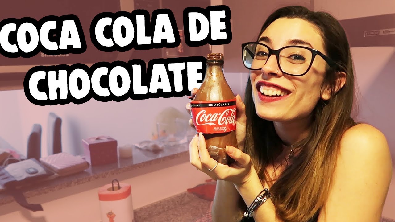 HICE UNA COCA COLA DE CHOCOLATE