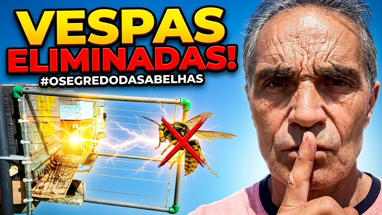 Eliminação da Vespa 🐝🤫#osegredodasabelhas