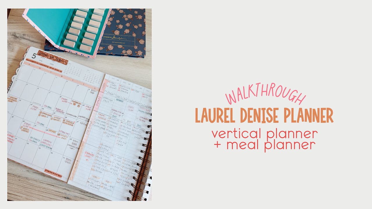 2025 LAUREL DENISE PLANNER // walkthrough of my new physical planner