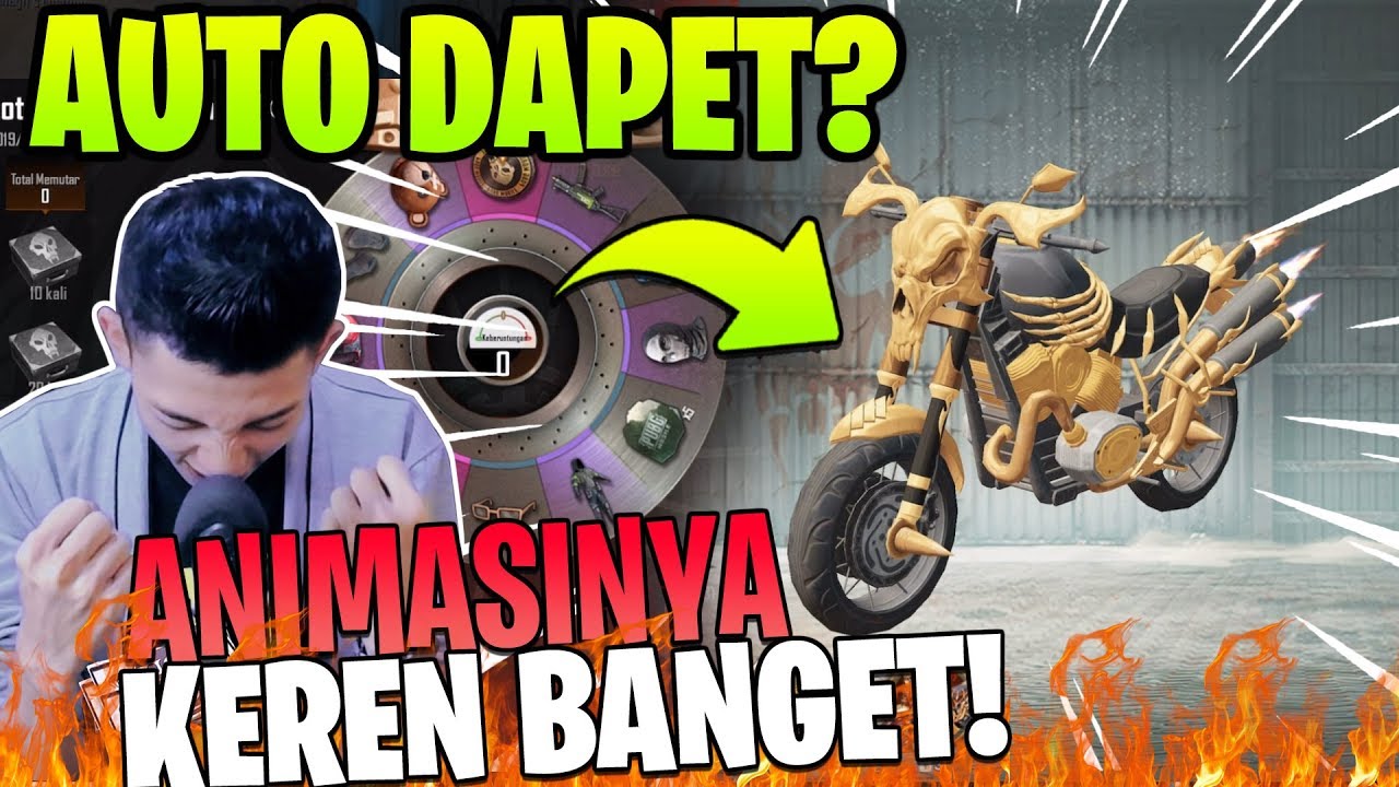 AUTO DAPET GAK YA? SPIN SKIN EKSKLUSIF SKELETON CHARIOT! - PUBG Mobile