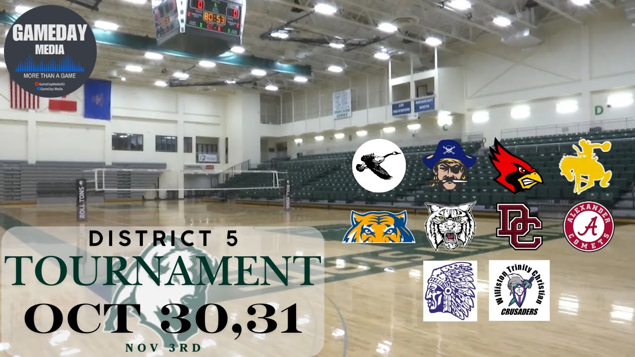 (10-31-25)🏐LIVE ND High School Volleyball:🔷DAY 3: District 5 Volleyball Semifinal Round🔷🏐🎃👻