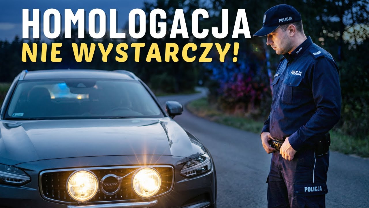 Mandat za halogeny i LED bary – nawet z homologacją