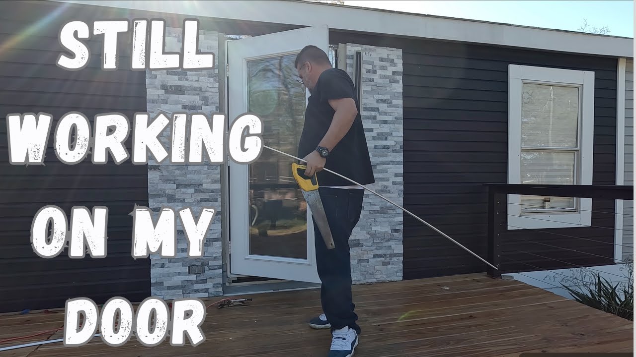 Still Working on the door #viral #diy #fypシ #fypシ゚ #fyi #fypシ゚viral #farm #diyprojects #home