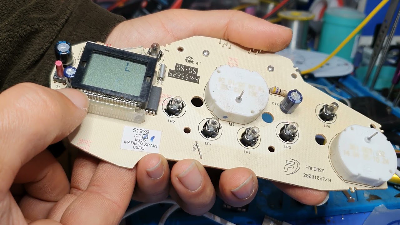 Honda Dylan odometer repair km göstergesi LCD ekran tamiratı.