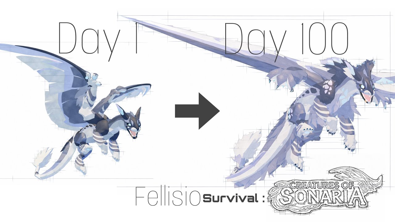 I Survived 100 Days as Fellisio | Creatures of Sonaria