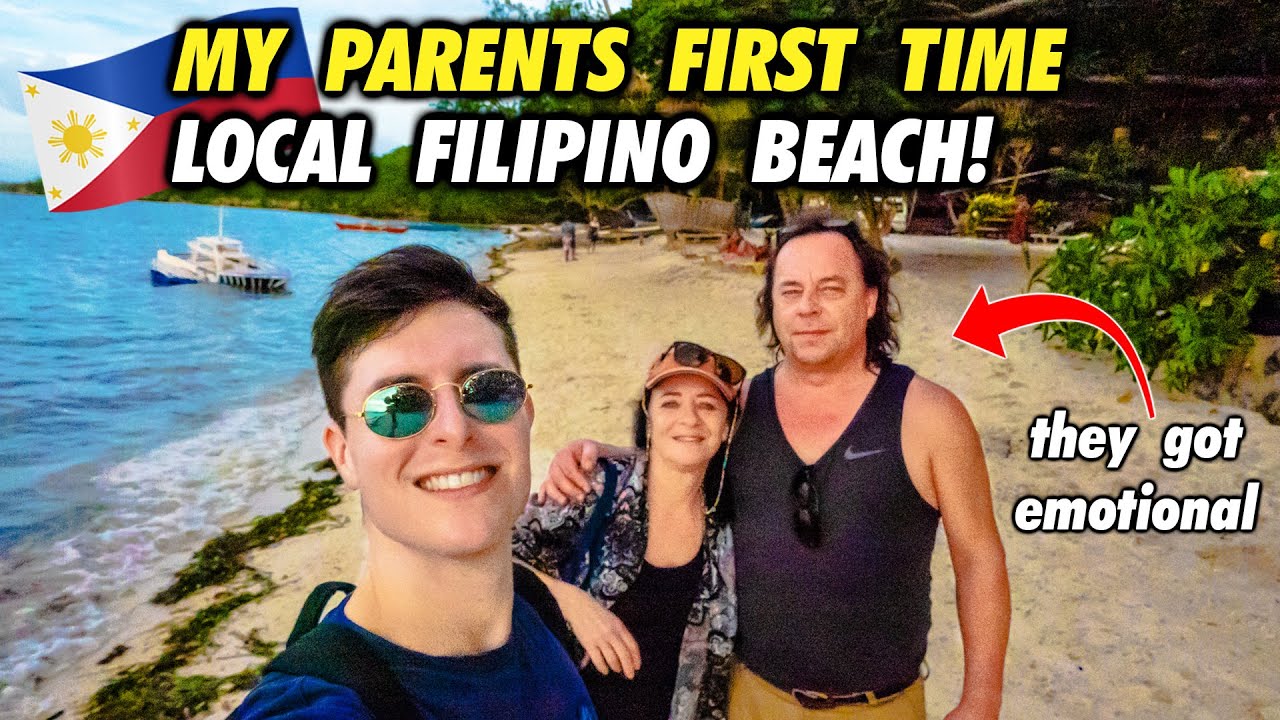 I took my PARENTS to LOCAL BEACH in PHILIPPINES! (EMOTIONAL)
