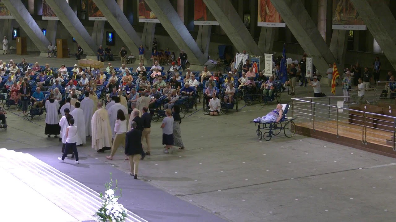 Procession eucharistique du Sanctuaire de Lourdes July 11, 2024