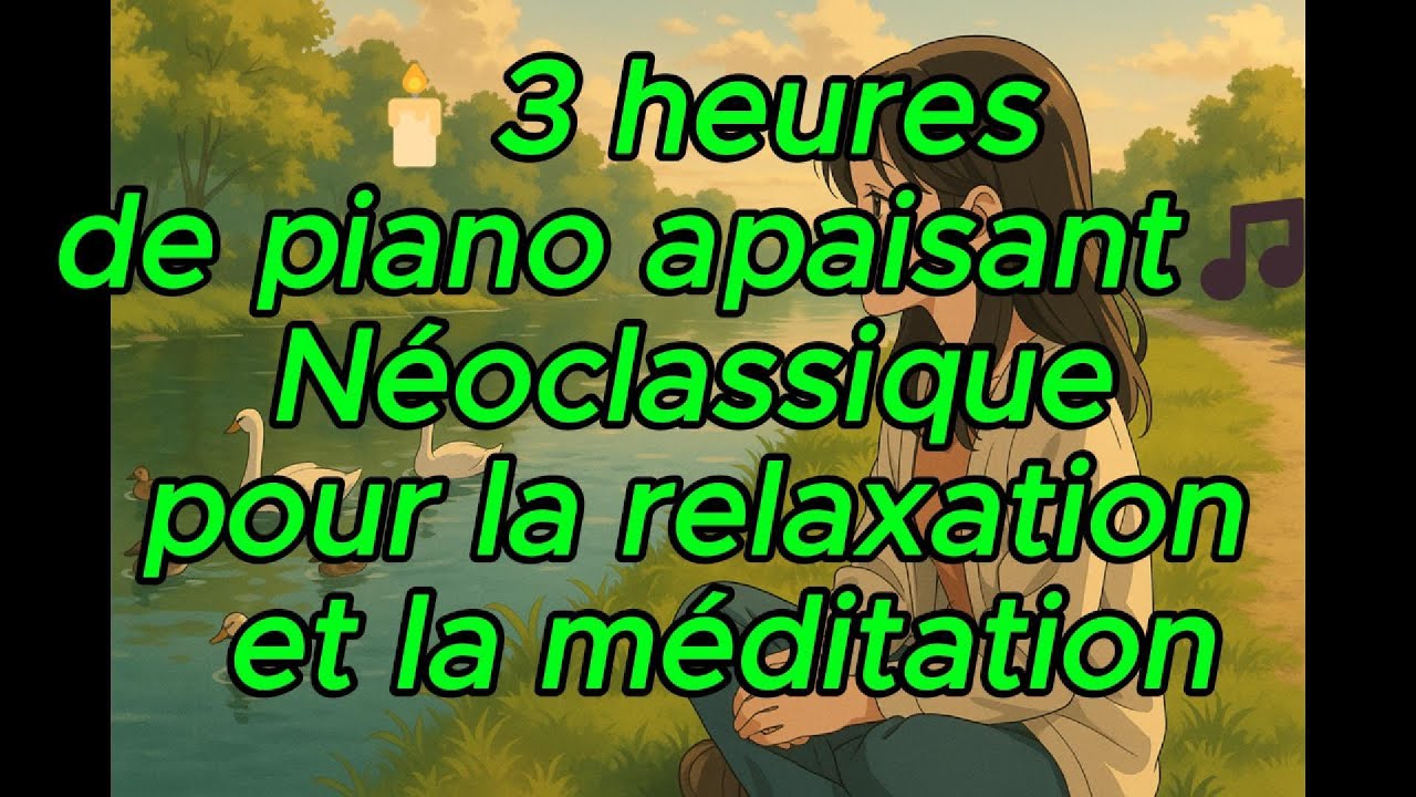 🕯️3 heures de piano apaisant🎵 N&eacute;oclassique pour la relaxation et la m&eacute;ditation