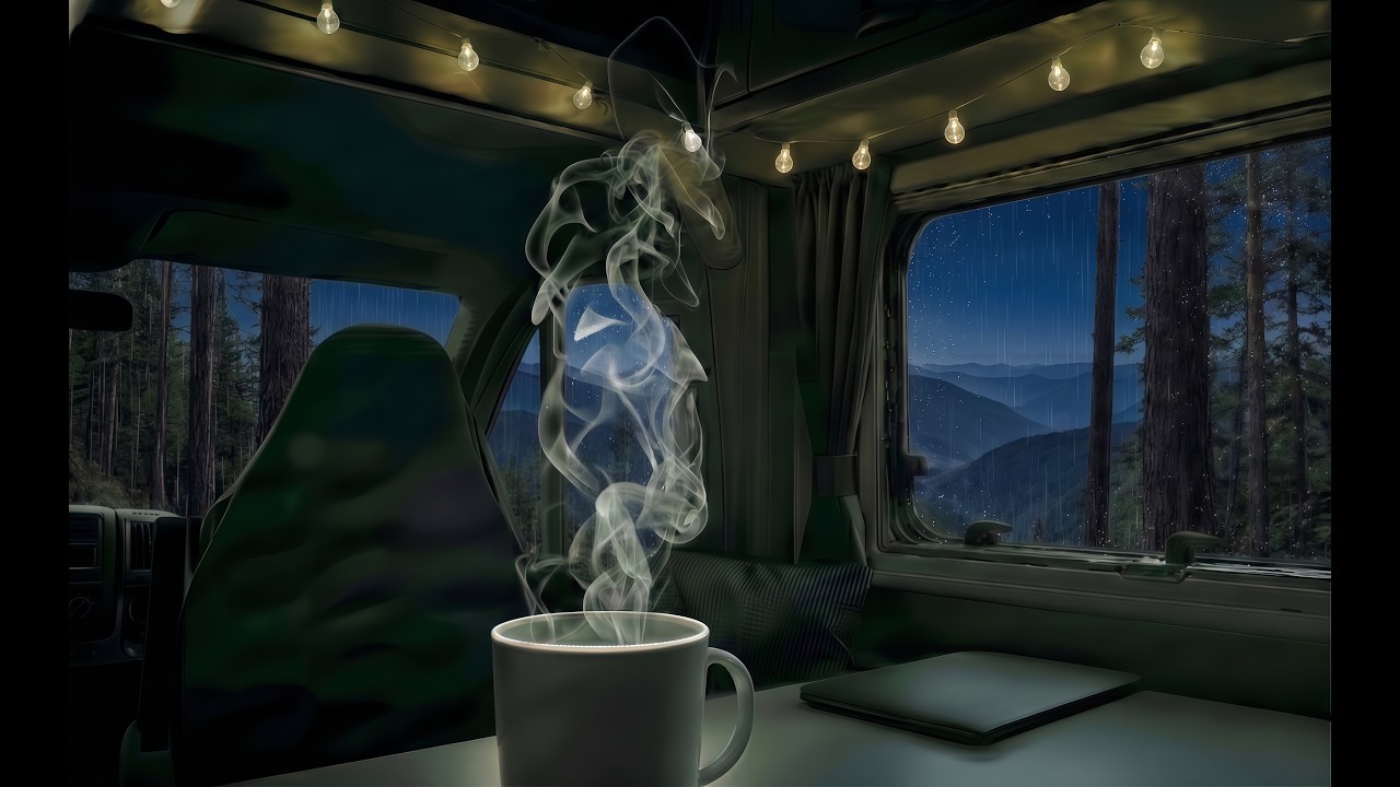 (NO ADS) Cold Rain Outside | Cozy and Warm Inside | Pure Calmness | On the top of Hill