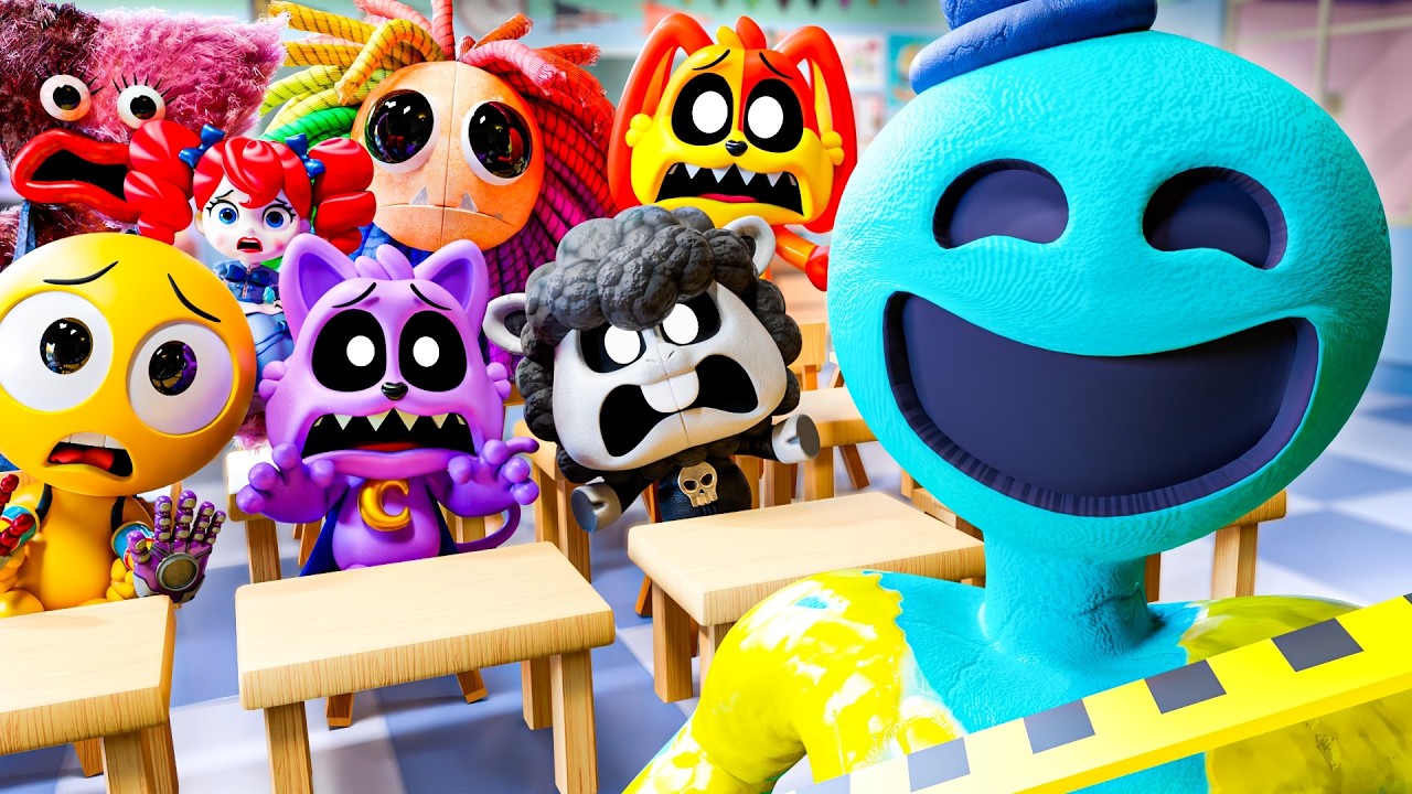 DOEY THE DOUGHMAN na ESCOLA?! Poppy Playtime 4 Animação