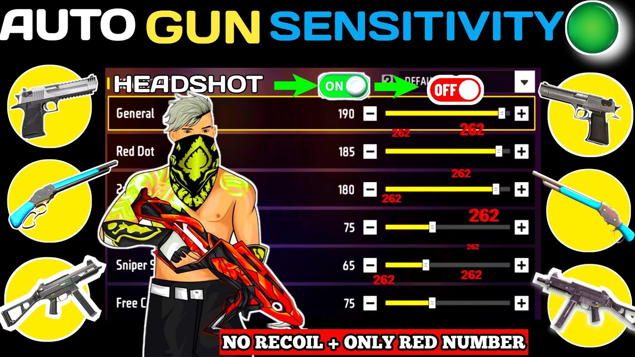 Free Fire High Sensitivity Auto Headshot Trick 2025 | For 2GB, 4GB, 6GB RAM Devices 🔥