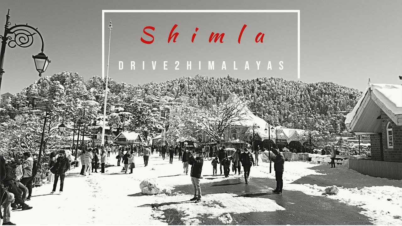 Shimla Snowfall | Best Shots |4K| Relaxation V⁯ideo | Himachal | India| Beautiful Views| 2022|
