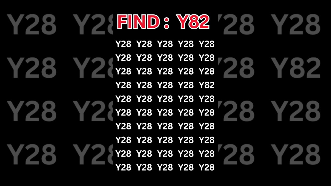 👀FIND Y82👀 #shortsfeed #shorts #trending