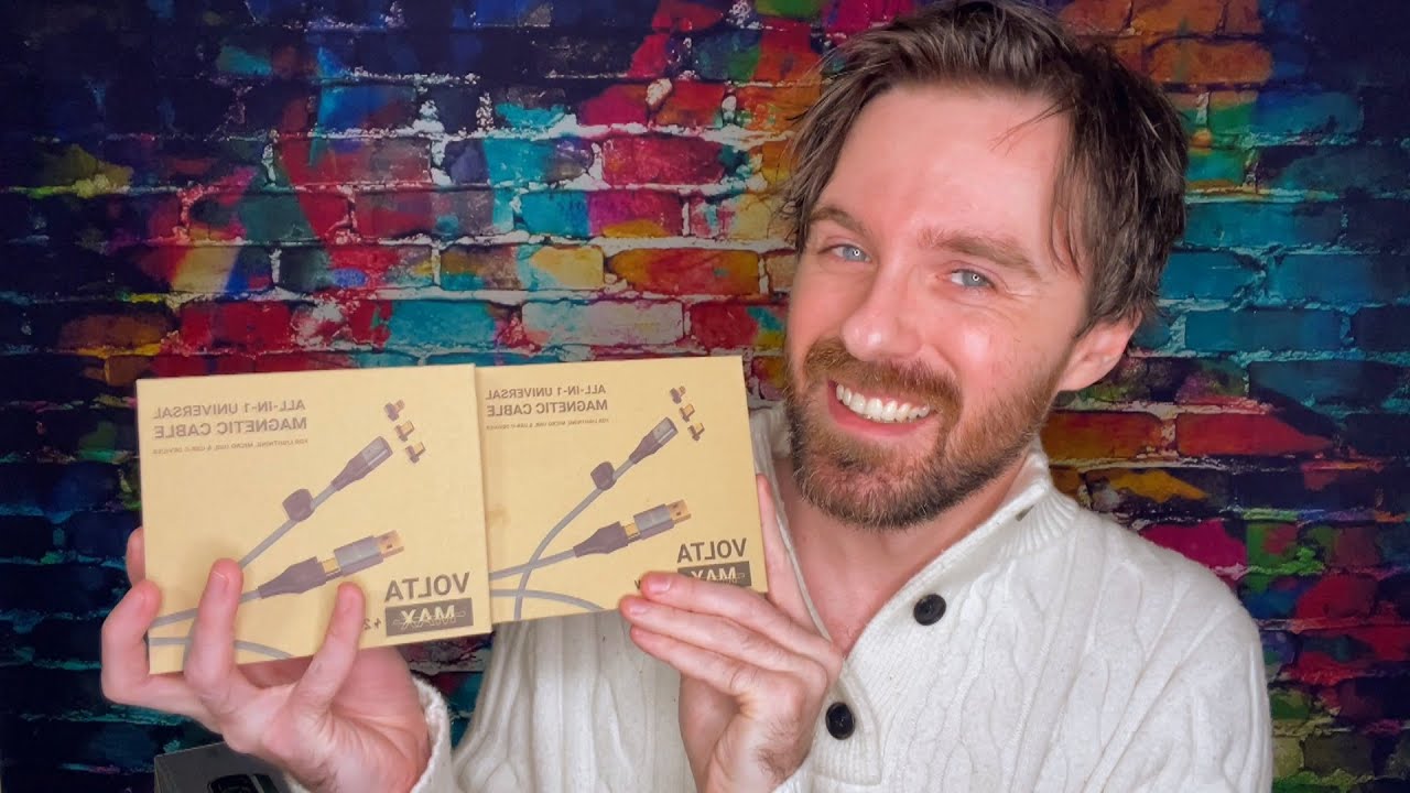 Распаковка кабеля Volta MAX — первого в мире магнитного кабеля для быстрой зарядки мощностью 240 ...