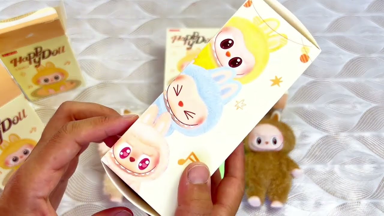 👀 Oddly Satisfying Labubu UNBOXING — Relaxing ASMR Crackles#asmr#labubu#unboxing#relaxvideo