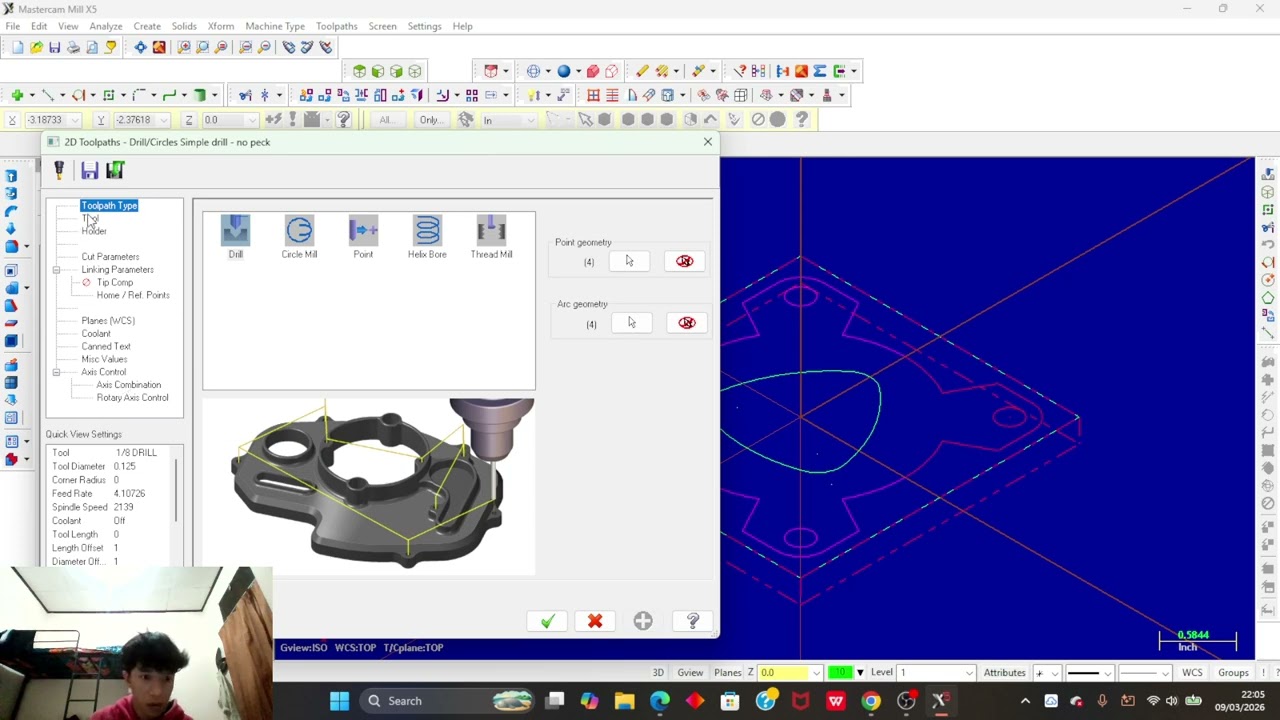 MASTERCAM MILL LESSON 5C