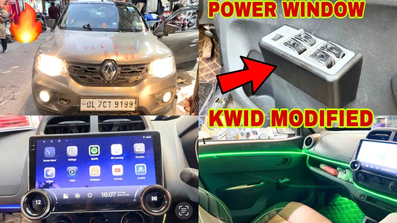 KWID MODIFIED 🔥fully interior change🔥only one car in delhi