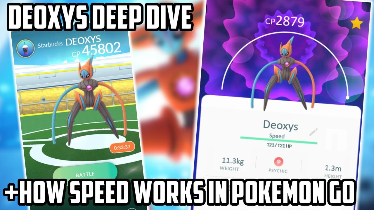 Deoxys Speed Form Deep Dive In Pokemon Go! (+How Speed Stat Works)