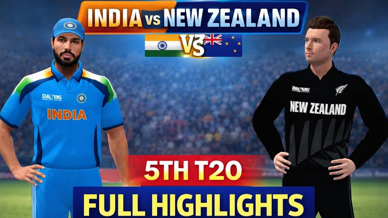 India Vs New Zealand 5TH T20 FULL HIGHLIGHT ll Ind Vs Nz ll Gamechanger5v4.1 Gameplay 