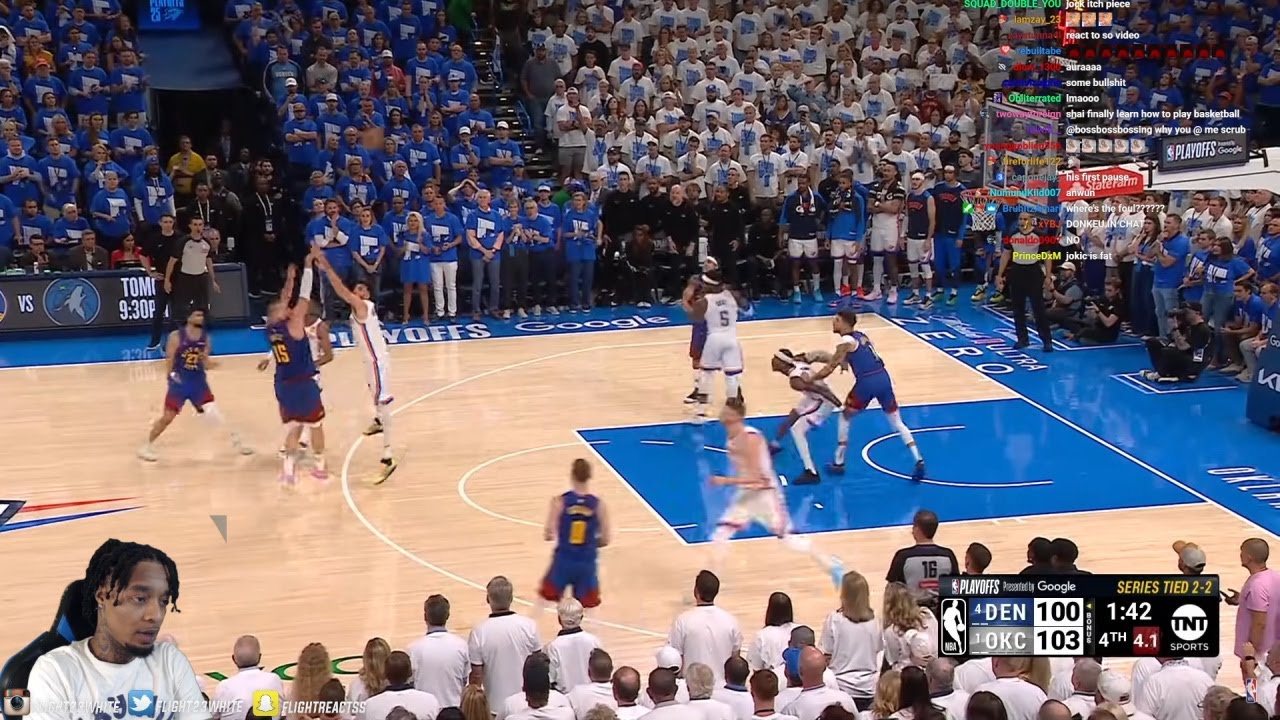 FlightReacts To #4 NUGGETS at #1 THUNDER | FULL GAME 5 HIGHLIGHTS | May 13, 2025!