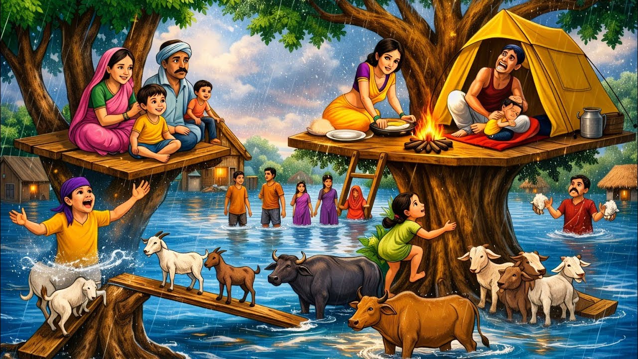 ठंड में बारिश का कहर |गरीब परिवार पर टूटा मुसीबतों का पहाड़ | Emotional Story