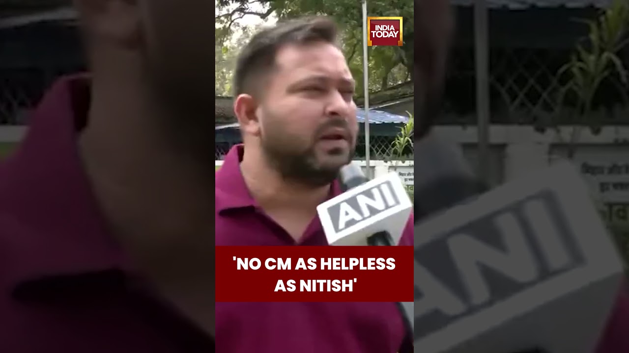 RJD leader Tejashwi Yadav Slams Nitish Kumar | &lsquo;No CM As Helpless As Him&rsquo; #biharelections2025