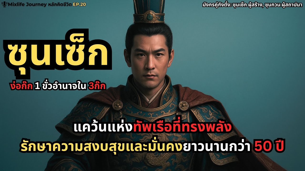 มังกรคู่กังตั๋ง ซุนเซ็กผู้สร้าง ซุนกวนผู้สถาปนา |ง่อก๊ก |Podcast EP.20