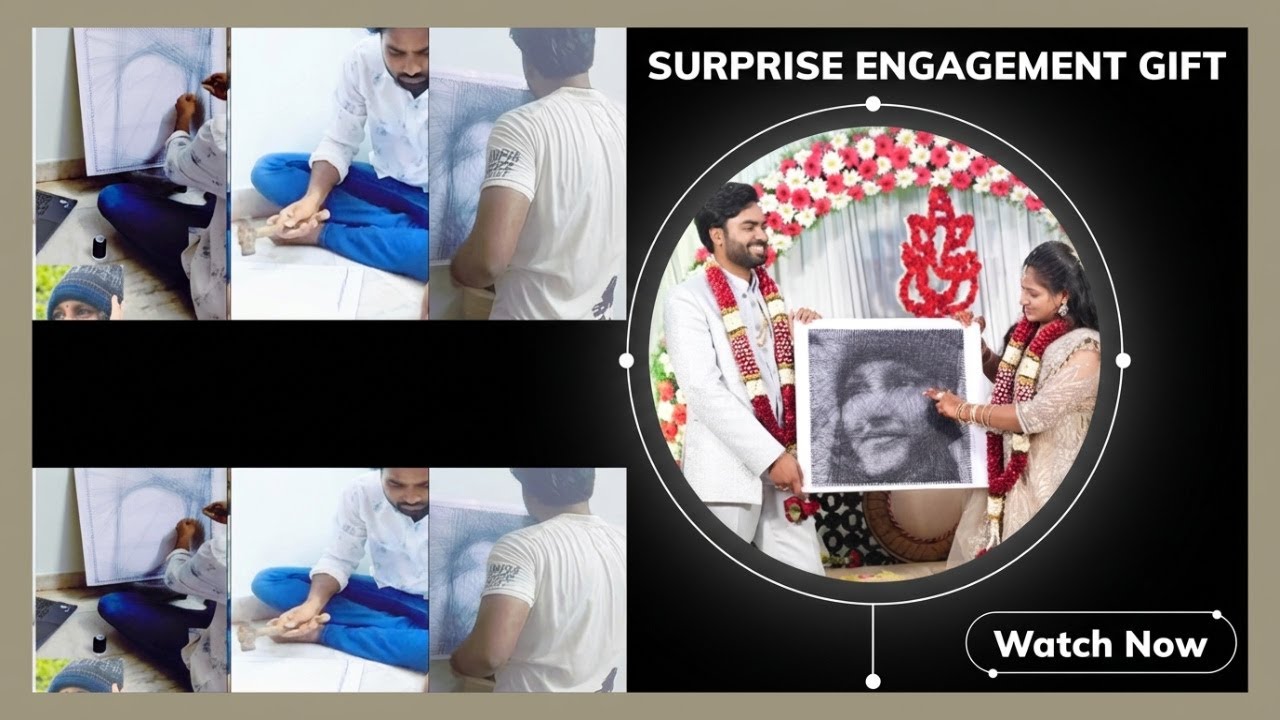 Making a Special Thread Art for Her | JP Diaries #threadart #stringartcrafts #handmadeart