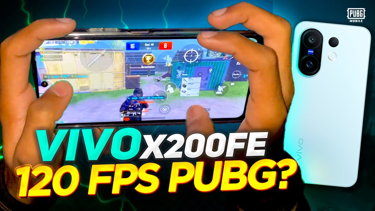 Vivo X200 FE PUBG Test❤️ |  Best Sensitivity Settings | 120 FPS Gameplay Check? 🚀