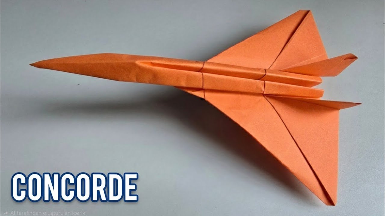 KAĞITTAN UÇAK YAPIMI / CONCORDE